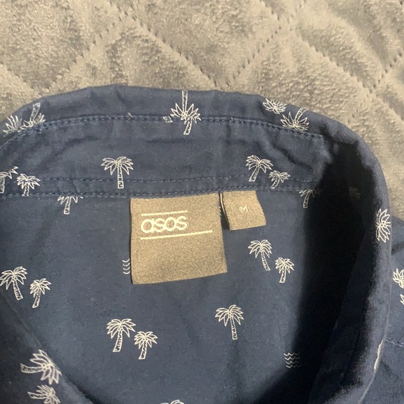 ASOS men’s palm tree and wave t-shirt - Picture 2 of 3